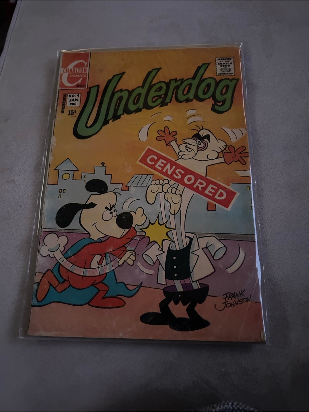 Underdog #4,Vintage Comic Book - 1971